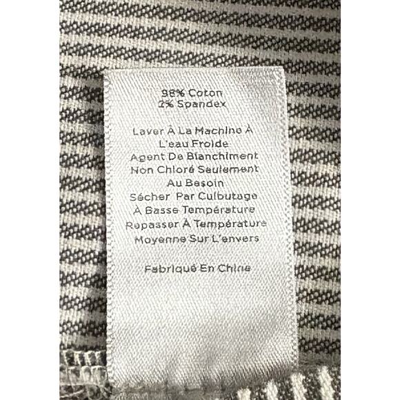 Talbots Black Pinstripe Pencil Skirt with Pockets Size 12 - Picture 3 of 4